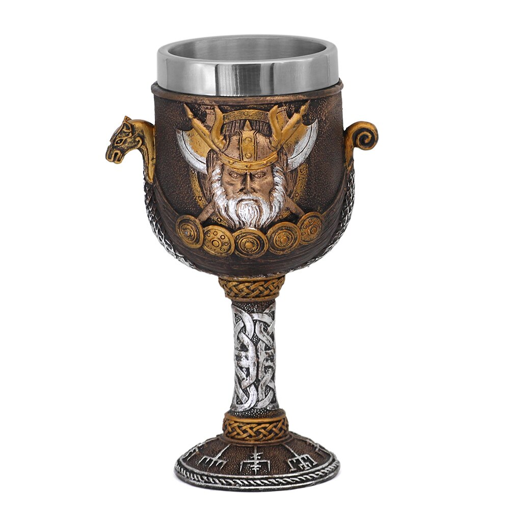 Nordic Viking Odin Beker Bier Cup: Default Title