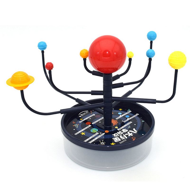 Solar System Nine Planets Model Science Kit DIY Assembly Parent-child Interaction Planetarium Toy Kids Educational Toy