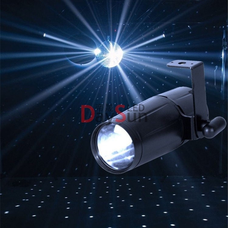 , 3W, foco LED de pines, rojo, verde, azul, foco blanco para bolas de espejo, en casa, DJ, discoteca, barra de efectos, luz para escenario