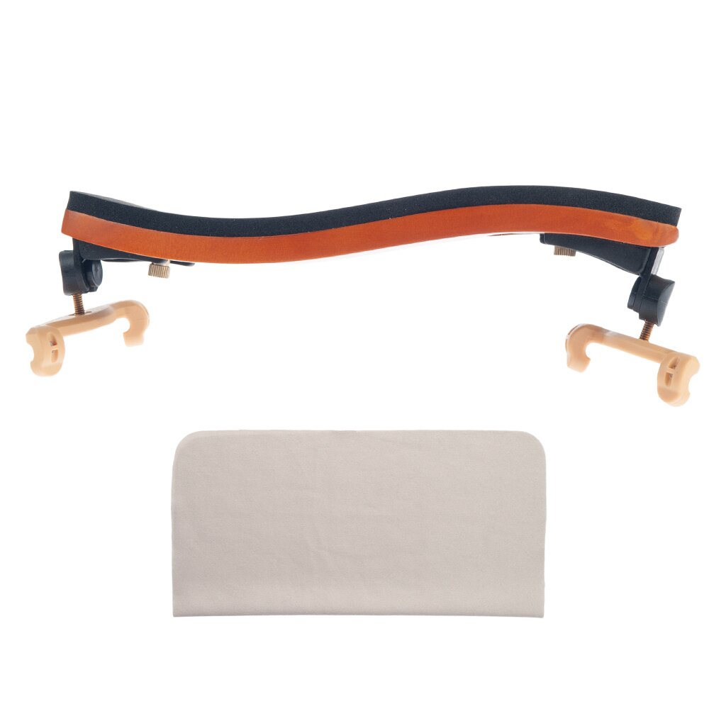 Verstelbare Viool Schoudersteun Voor 4/4 3/4 Fiddle Viool Schoudersteun Plastic 3/4 4/4 Viool Accessoires Oranje Kleur