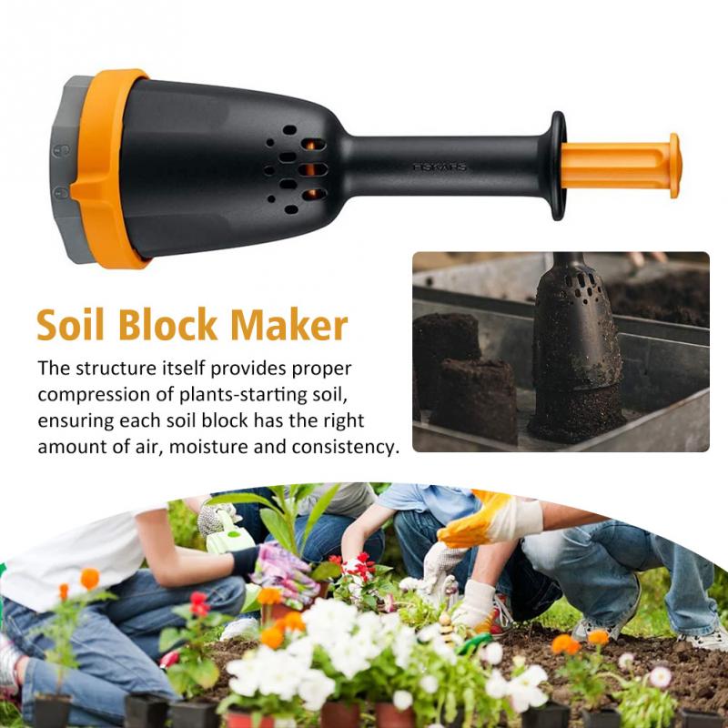 For Garden Soils Block Maker Gardening Tools Soils Block Seedling Soil Block Maker Starting Plugs Plant Starter