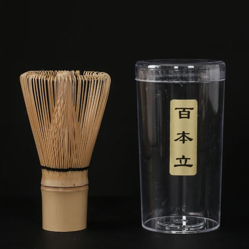Ensemble de mélangeur matcha japonais en bambou, fait à la main, cuillère à café, agitateur