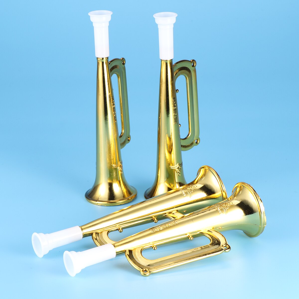 14pcs Plastic Trumpet Toys Musical Sounding Toys Cheering Props Party Favors Educational Supplies