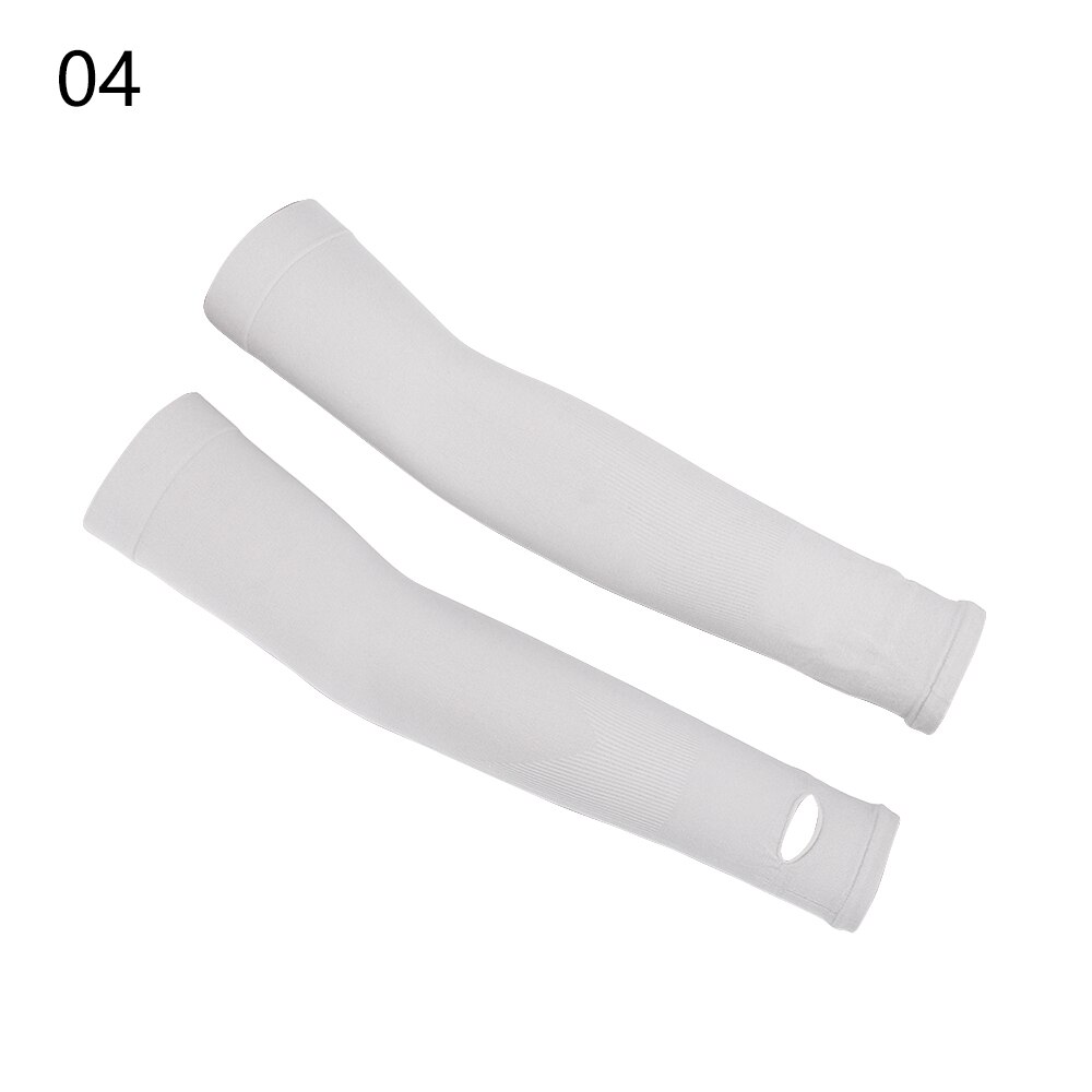 2 uds mangas de brazo calentadores de seguridad deportiva para correr sol UV protección de mano cubierta de manga calentador de enfriamiento para ciclismo, pesca de Golf: 4