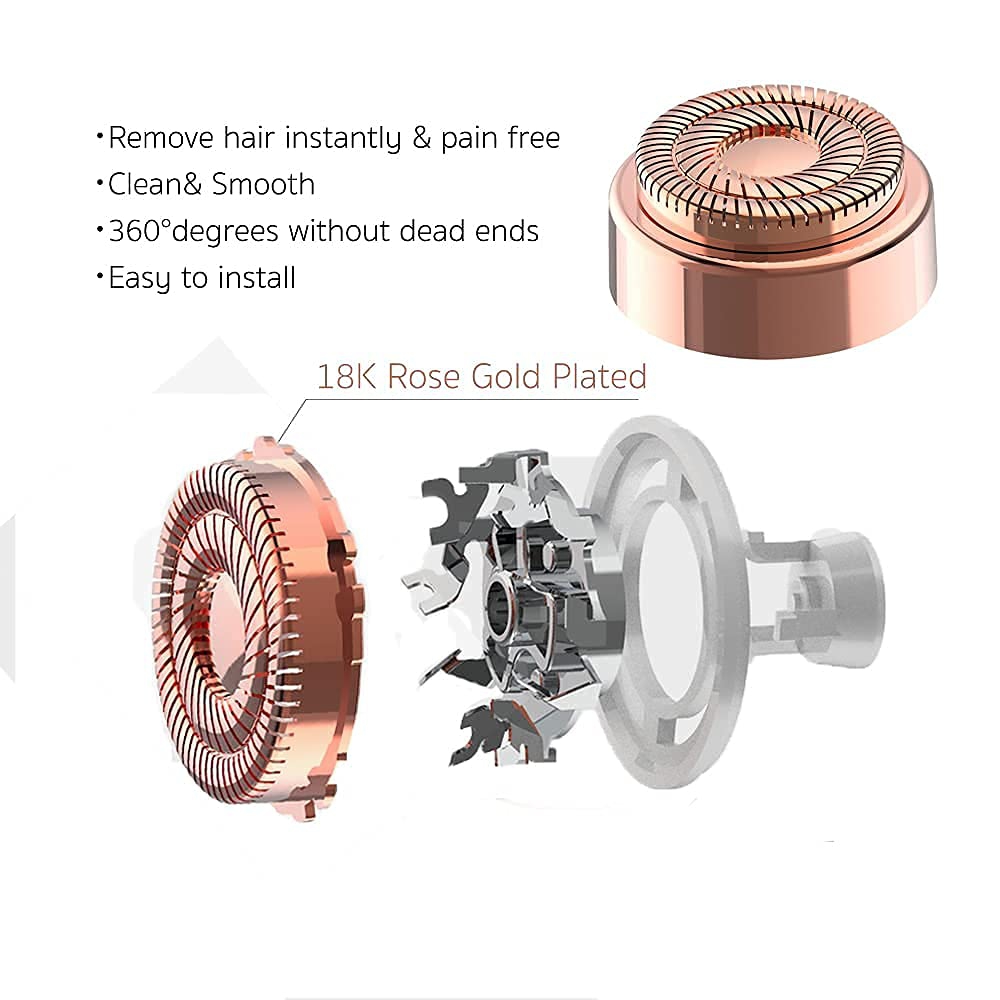 Vervangende Meskoppen Voor Vlekkeloze Gezichtshaarverwijderaar Vervangende Messen Voor Oude Finishing Touch Vlekkeloze Ontharing