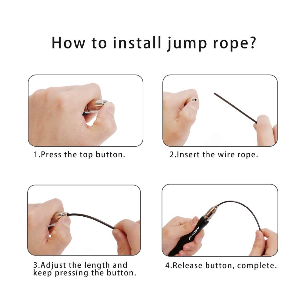 Speed Jump Rope Self-locking Weighted 360 Dergee Spin Workout for Double Unders Exercise WOD Outdoor MMA Boxing Training