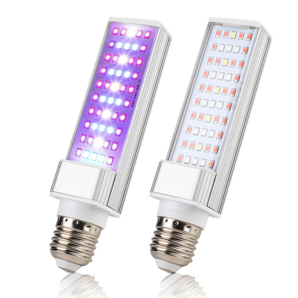 LED Grow Lamp 25W E27 50LEDs Aluminium Volledige Spectrum Sunlike Binnenverlichting Potplanten Tuin Zaailing Plant lamp