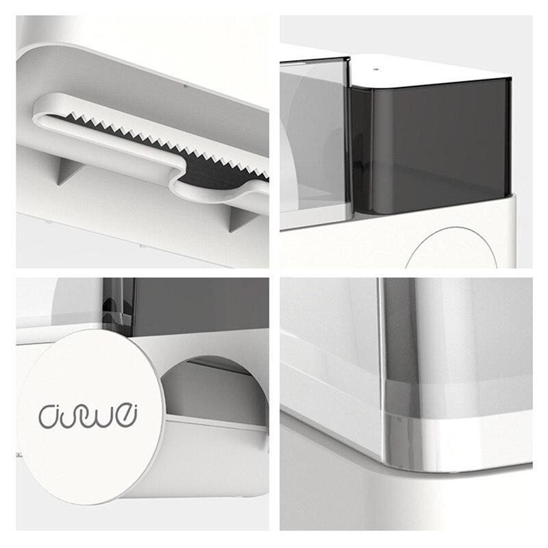 Roll Paper Tube Household Paper Towel Holder Toilet Paper Holder Bathroom Tissue Box Punch-free Waterproof Toilet Paper Rack XNC