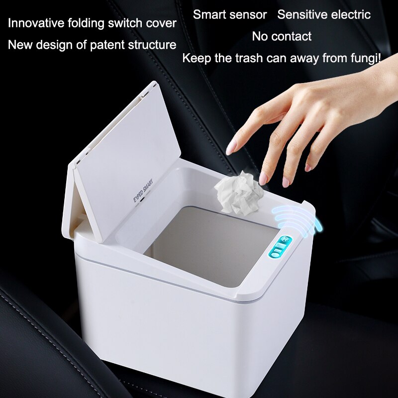 EXPED SMAR Smart desktop storage box trash can induction small car box