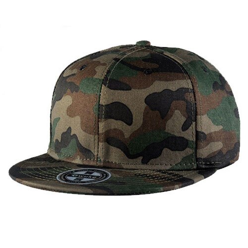 Mærke camo snapback kasketter hip hop hatte kasket passer til mænd kvinder camouflage baseball kasket stil trucker bone aba reta: Farve 2