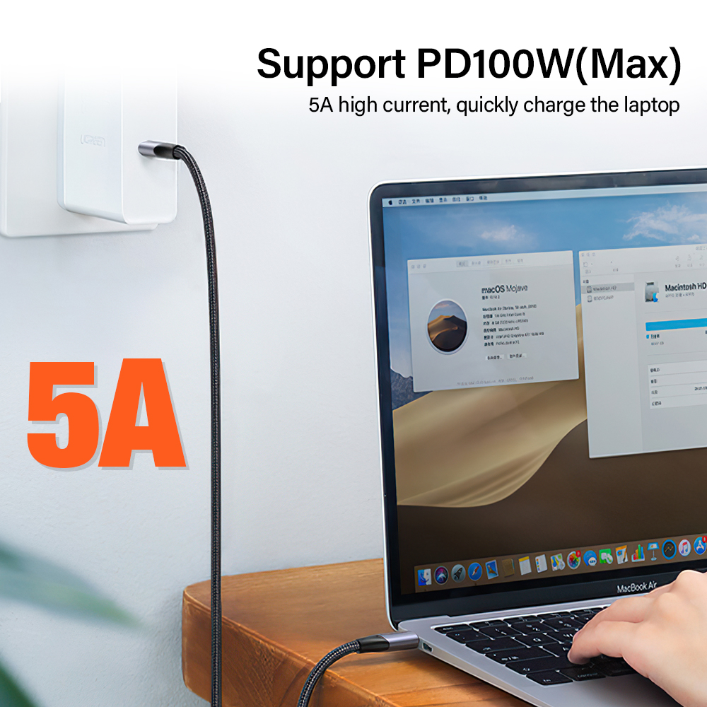 100W USB C To USB Type C Cable For iPhone 16 15 Plus Pro max USB C PD Fast Charger Cord USB-C Type-c Cable For Macbook Pro 1M 3M