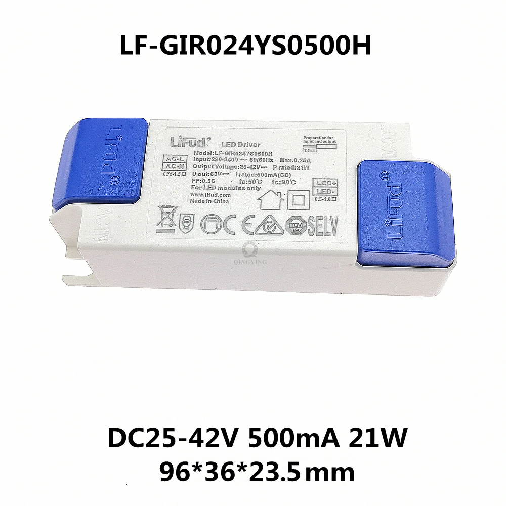 No Flicker LiFud LED Driver LF-GIRxxxYS Series 135mA 200mA 300mA 450mA 600mA 700mA 900mA 1000mA 1200mA 1300mA 1400mA 1500mA