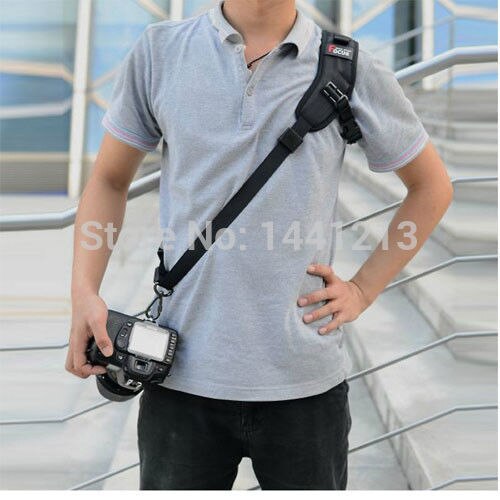 Riem quick rapid schouder sling riem camera nek schouder carry speed sling Strap Voor 5D 5D2 5D3 60D D90 D40 voor NIKON voor Canon