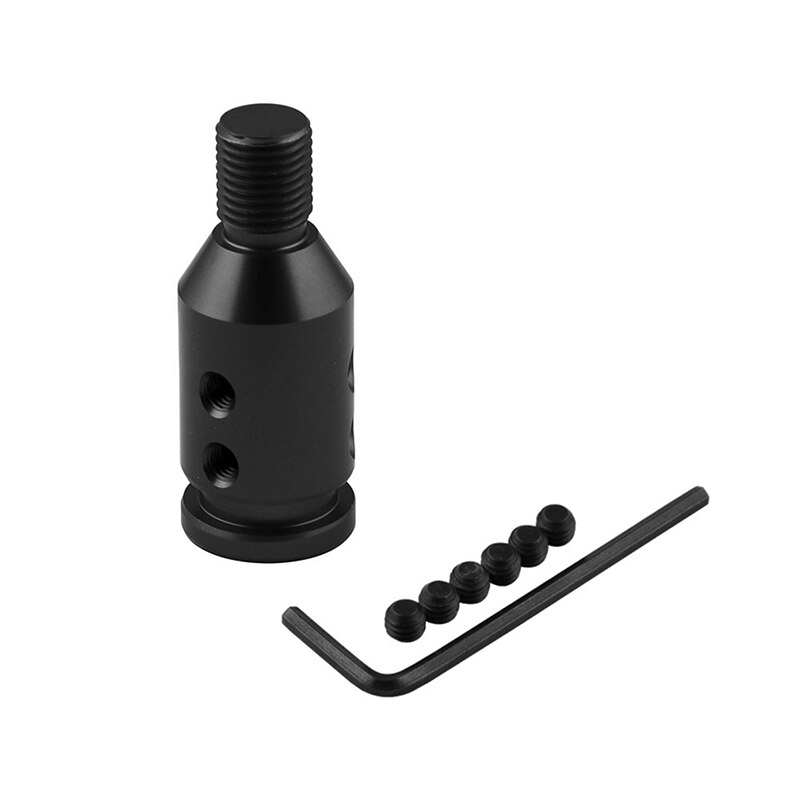 Automotive Accessories Auto Parts Thread Converter For Automobile Gear Head Gear Lever Adapter: black