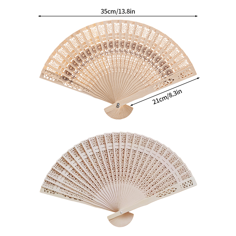 Abanico de mano plegable para decoración floral, abanico japonés de bambú antiguo para mujer, abanicos personalizados para baile, accesorios de decoración para de boda, abanico para mujer: Azul