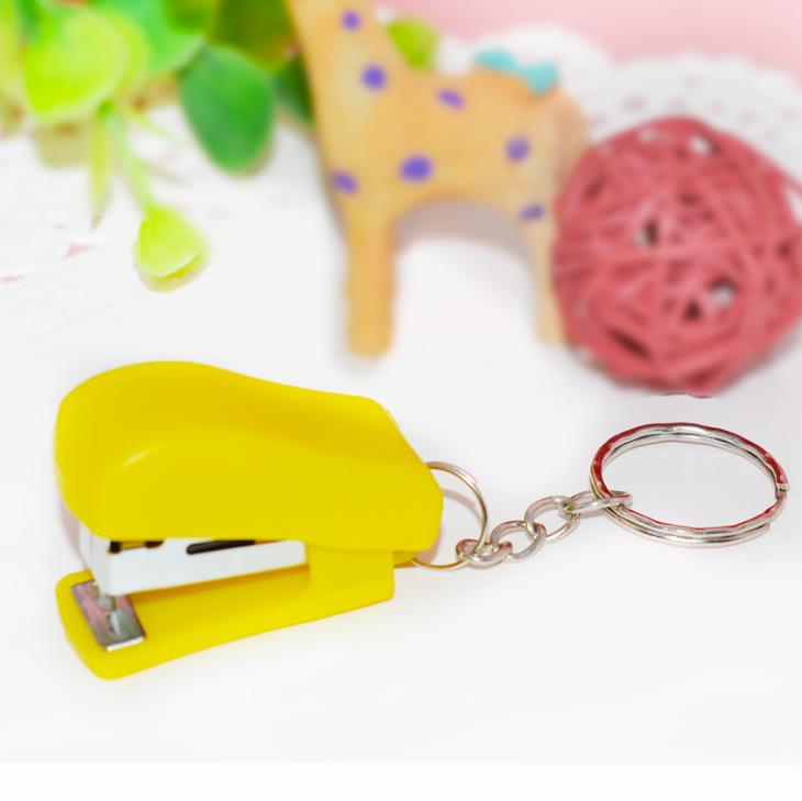 5 Pcs/set Kawaii Mini Candy Color Small Staplers Useful Portable Stapler Office Binding Clip Stationery