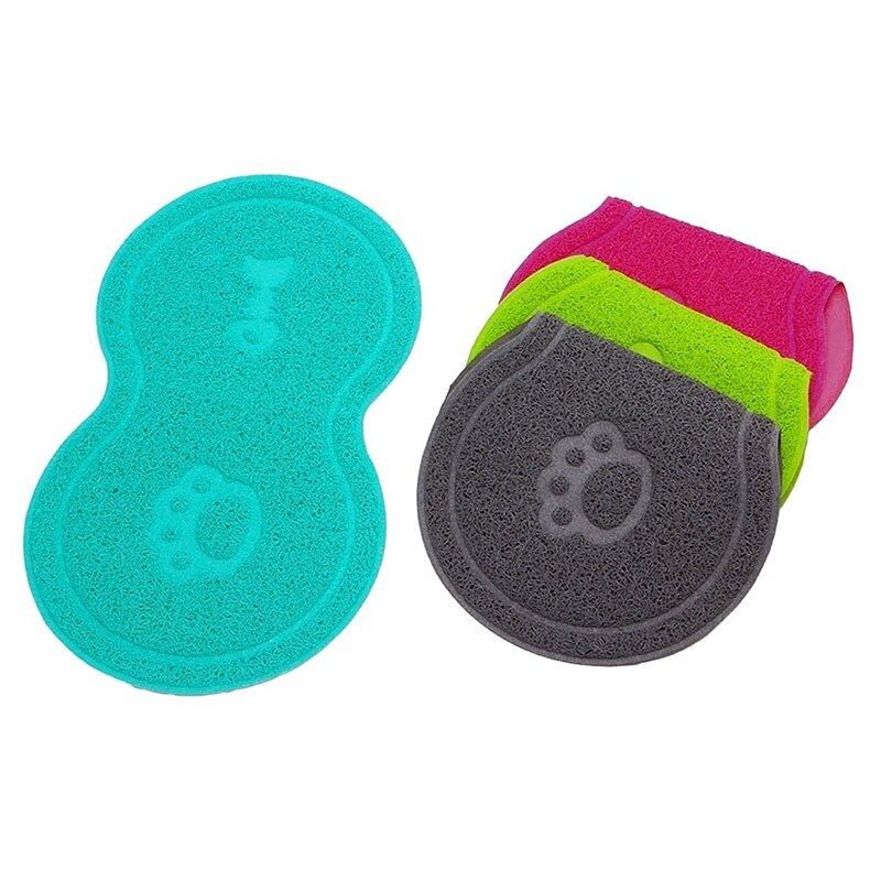 Alimentación de Mascotas estera para perro y gato comiendo cuenco almohadilla impermeable mascota alfombra de cama cachorro agua comida plato bandeja de PVC mantel para comer para mascota