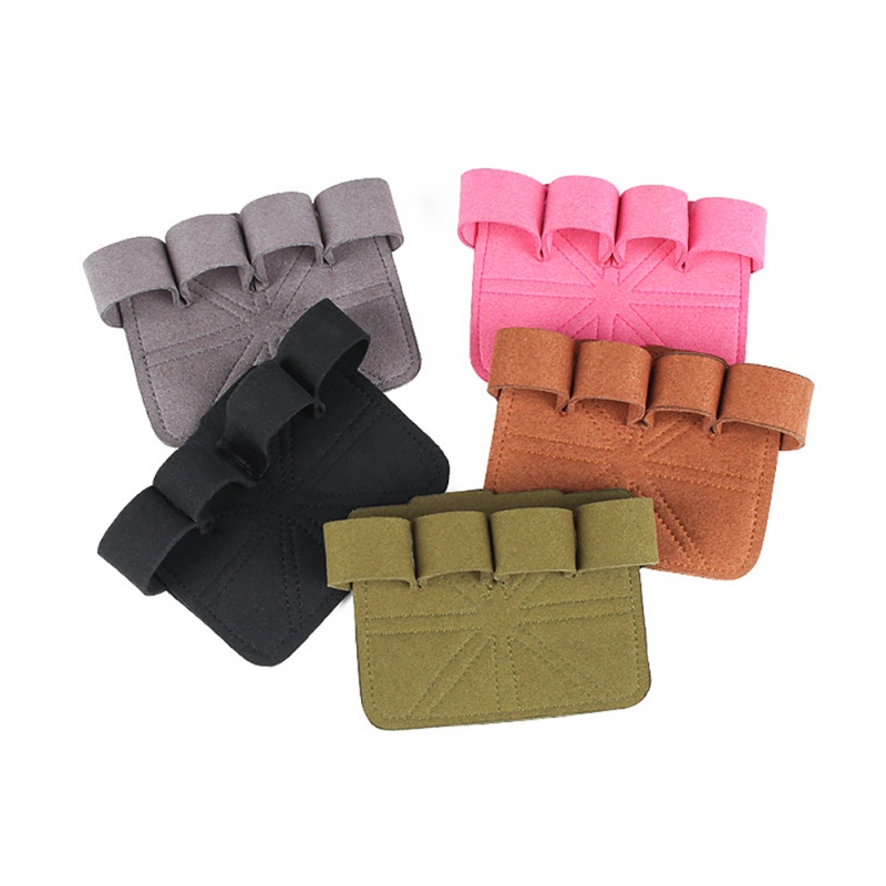 Guantes de entrenamiento deportivos para evitar callos, almohadillas de agarre, levantamiento de pesas, agarres de gimnasio