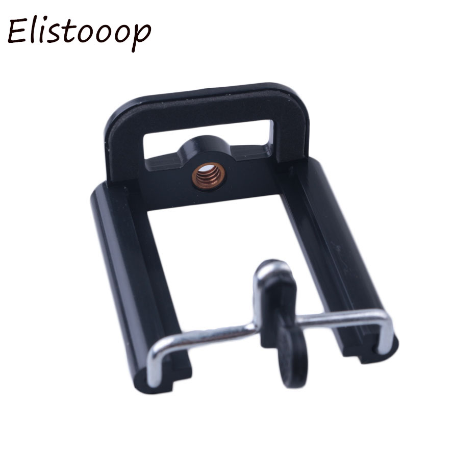 Universal Stretchable Cell Phone Holder Mount Double Spring Bracket Clip For Mobile Phone Smartphone Camera Tripod