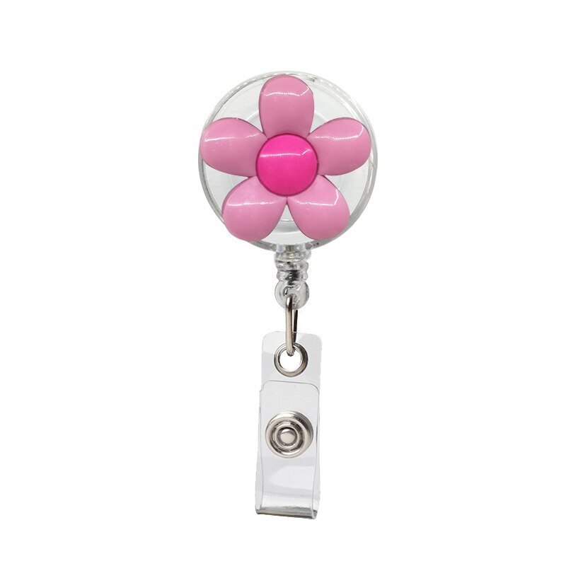 1PCS Retractable Pull Badge Nurse Cute Badge Reel Clip Badge Holder Yoyo Card Doctor ID Card Chain Clips School Student Office: 1502-05 1pcs