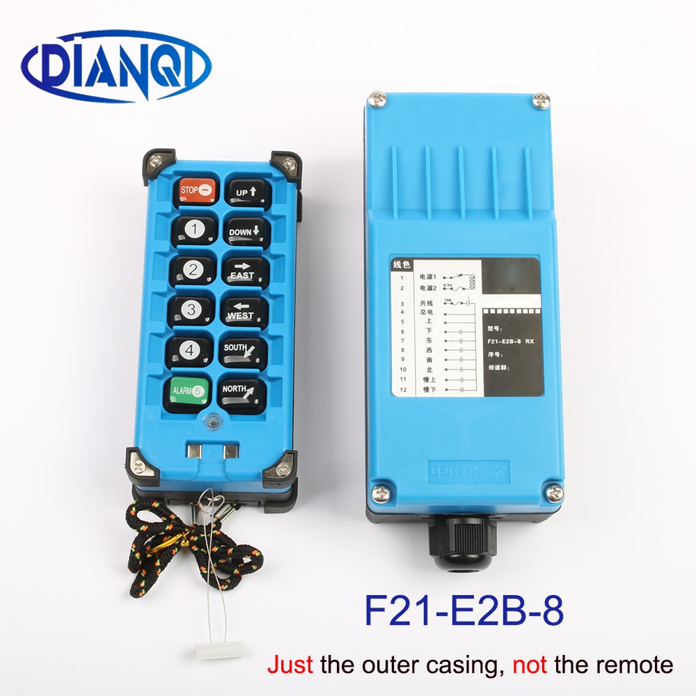 F21-E2B-8 industrial remote control handle shell driving remote control transmitter receiver handle switches
