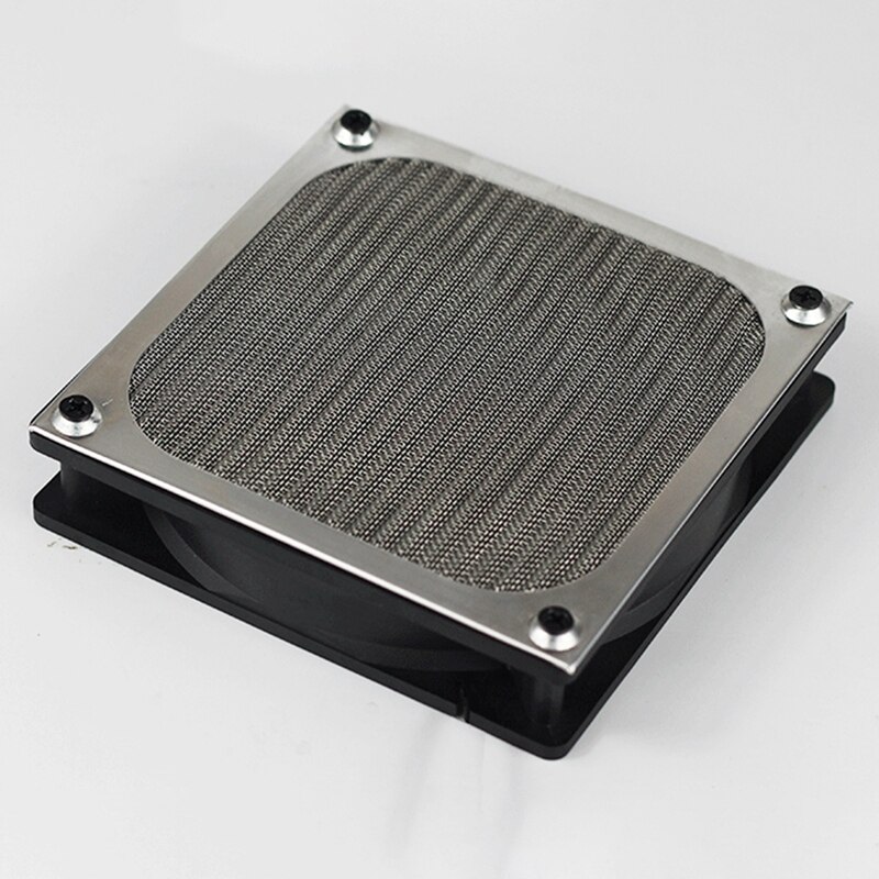 Aluminium 120mm computer blæser køling og støvtæt dæksel, computer vært støvdæksel