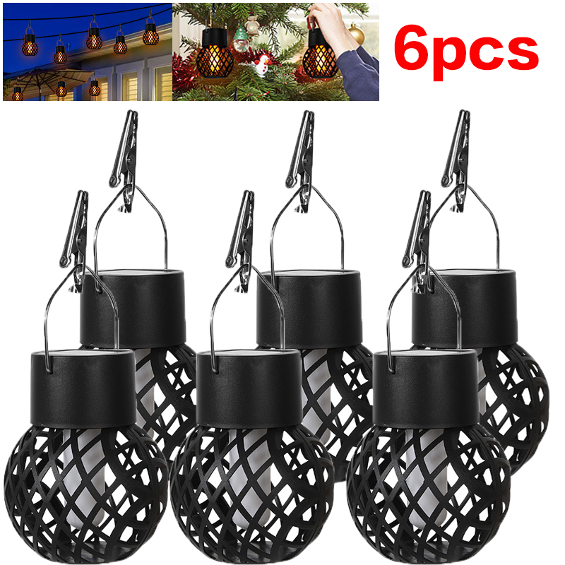 Luces solares para exteriores, linterna Retro, lámpara de llama colgante, iluminación de paisaje, luces de suelo, foco, decoración de jardín y hogar: Bosque Verde