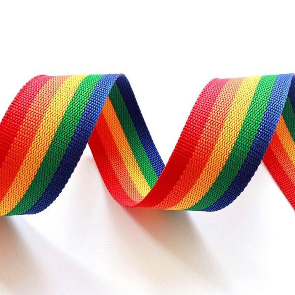 Outdoor Children Climbing Net Rainbow Ribbon Net Physical Training Ladder Climbing Net Playground Swing Step Child Hanging