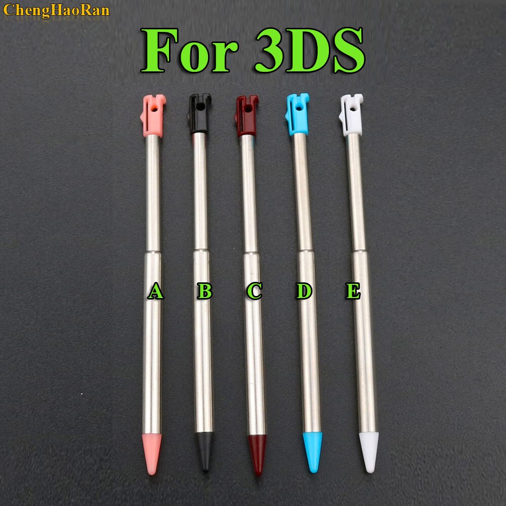ChengHaoRan-lápiz táctil de pantalla para NDSL, accesorios de juego para NDSi, MetalTouch, 2DS, XL, LL, , 3DS, LL, XL, 100 Uds.,: D For 3DS