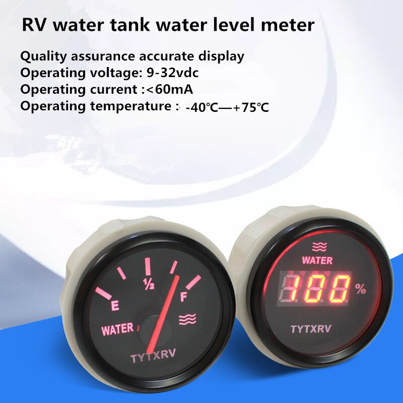 Campingvogn niveausensor til vandtank vandniveau sensorer 0-190 ohm brændstofniveau sensor brændstofsender enhed automatisk måler til bilbåd
