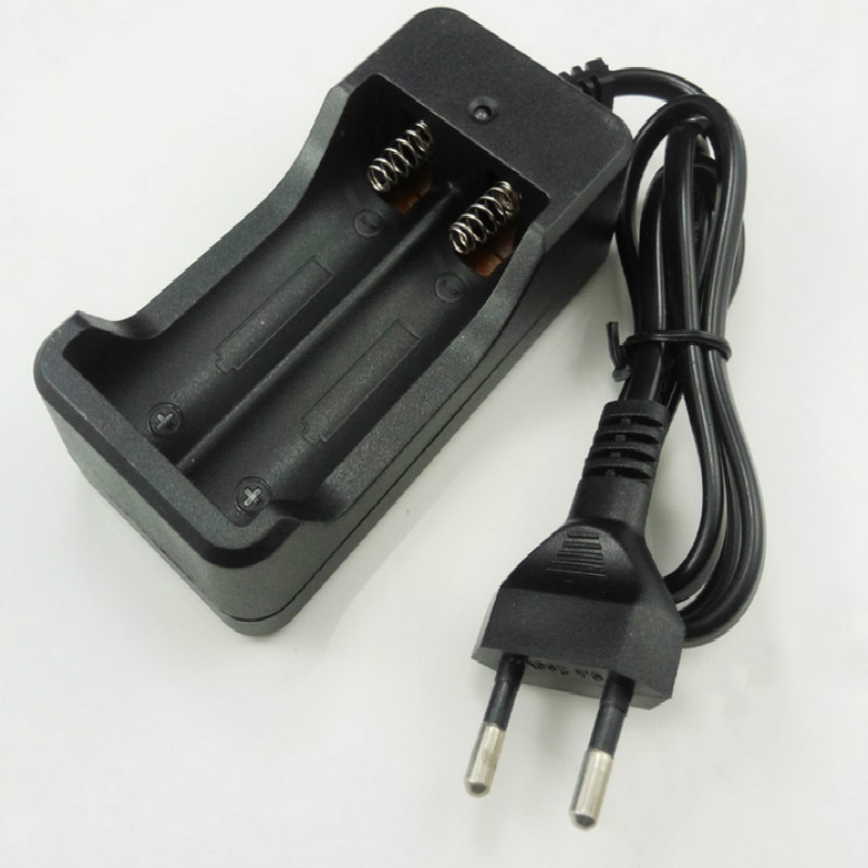 Panter Maak een bed esthetisch EU Plug Black 2 Slots 18650 Charger AC 110V 220V Dual Voor 18650 Batterij  4.2V Oplaadbare li-ion Batterij Oplader – Grandado
