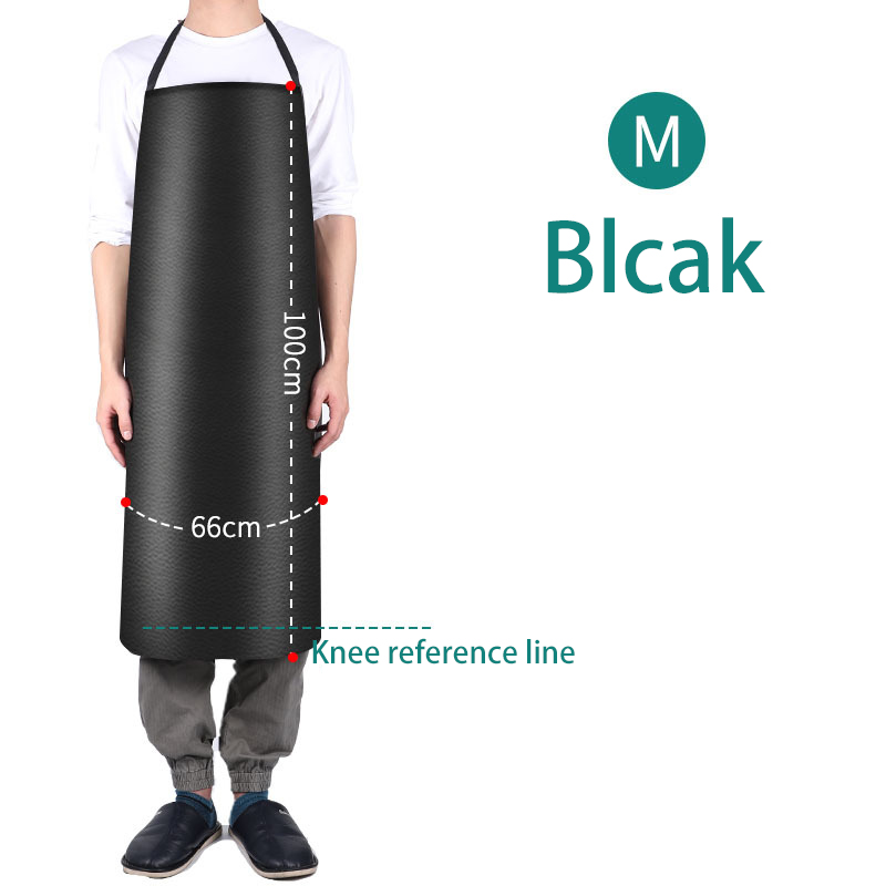 Lederschürze, wasserdicht, ölbeständig, Aquakultur, verlängerte PU-Verdickung, Küche, Kantine, Restaurant, Arbeitsschutz, Haushaltsgerät: Gelb