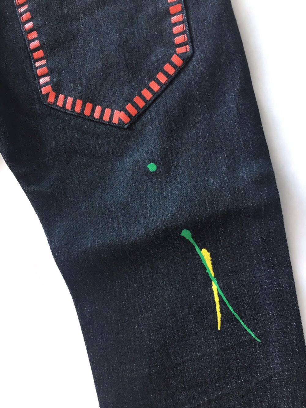 F 5-13Y Junge Junge Gerade Jeans lässig Hosen freundlicher freundlicher Kleidung Baby Elastische Taille Denim Hosen