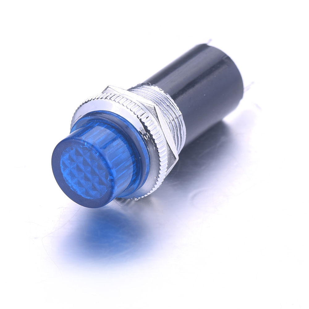 6Pcs Ac 220V Panel Mount Signaal Power Led Indicator Licht 10W IP67 DH16-HS Blauw Geel Groen Wit pilot Lamp