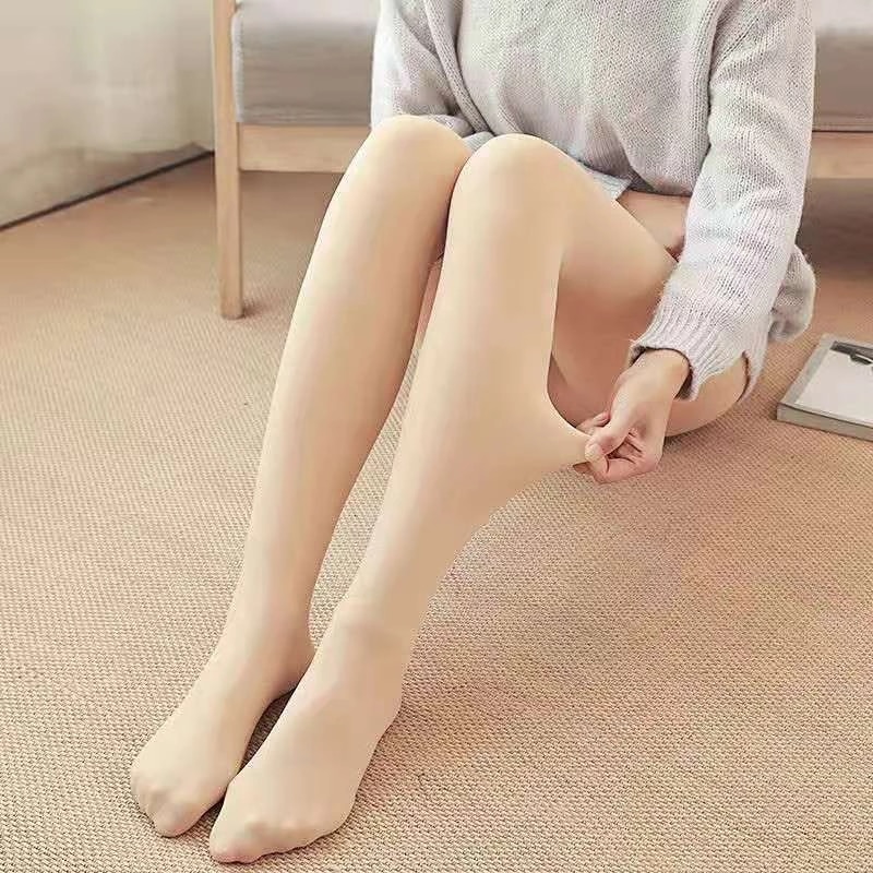 Pantimedias gruesas de terciopelo para mujer, medias cálidas sin costuras, adelgazantes, moldeadoras, Otoño e Invierno