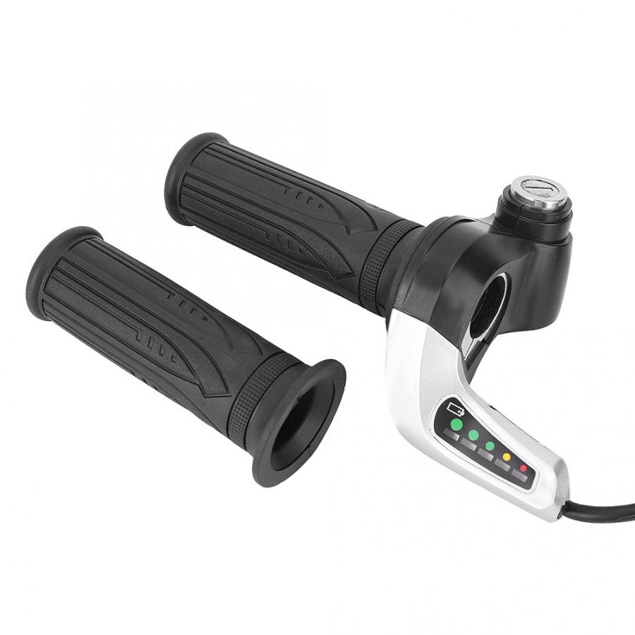Motor de bicicleta eléctrica LED, 48V, 500W, Kit de controlador de velocidad cepillada con bloqueo, empuñadura de acelerador, accesorios ev