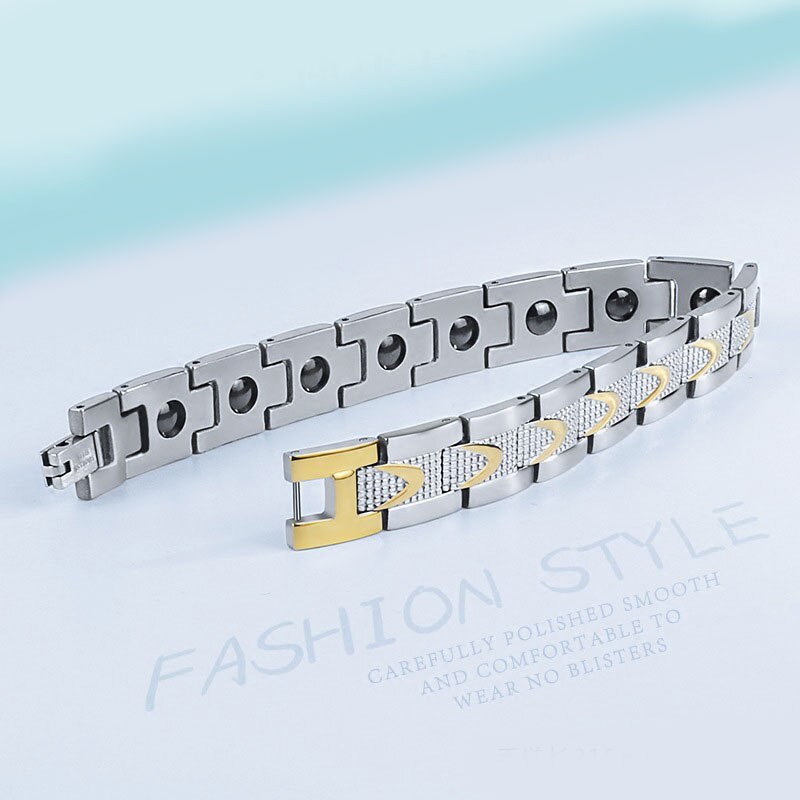 Vintage Toermalijn Energiebalans Armband Gezondheidszorg Sieraden Voor Mannen Vrouwen Therapie Germanium Link Chain Armbanden &amp; Bangle