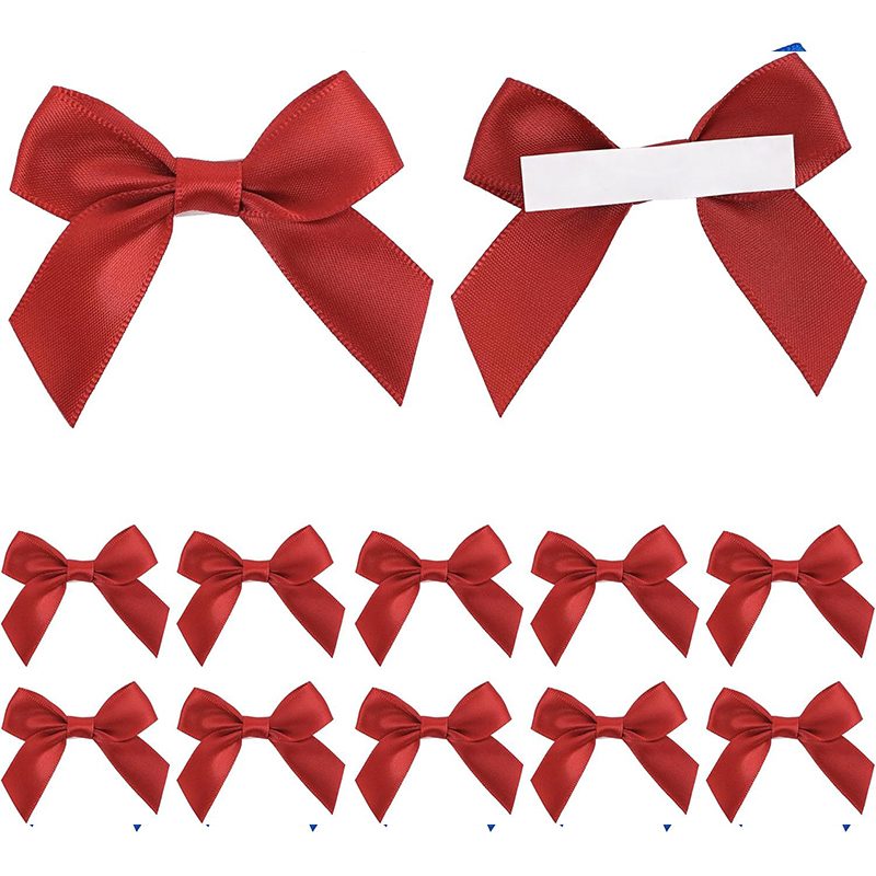 10/30/50 Uds. Lazo hecho a mano con parte trasera adhesiva para caja de de Navidad decoración floral accesorios de ropa DIY hechos a mano: Latón envejecido / 3 XL