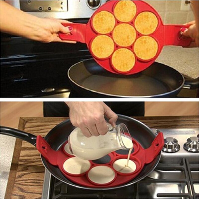 Walfos fødevarekvalitet silikone nonstick æg ring småkage kød tærte maker dessert pandekage form maker bageværktøj kage form form