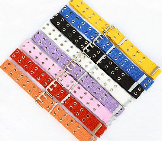 HJKL Women Punk Chain Belt Adjustable Double/Single Row Hole Eyelet Waistband with Eyelet Chain Decorative Belts