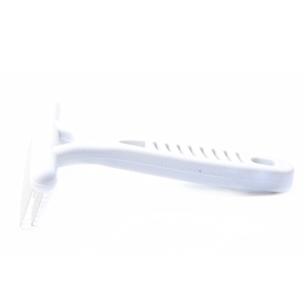 Witte harkkam, multifunctionele katten- en hondenborstel, kort haar, onthaarborstel voor honden, huisdierenborstel voor huisdieren