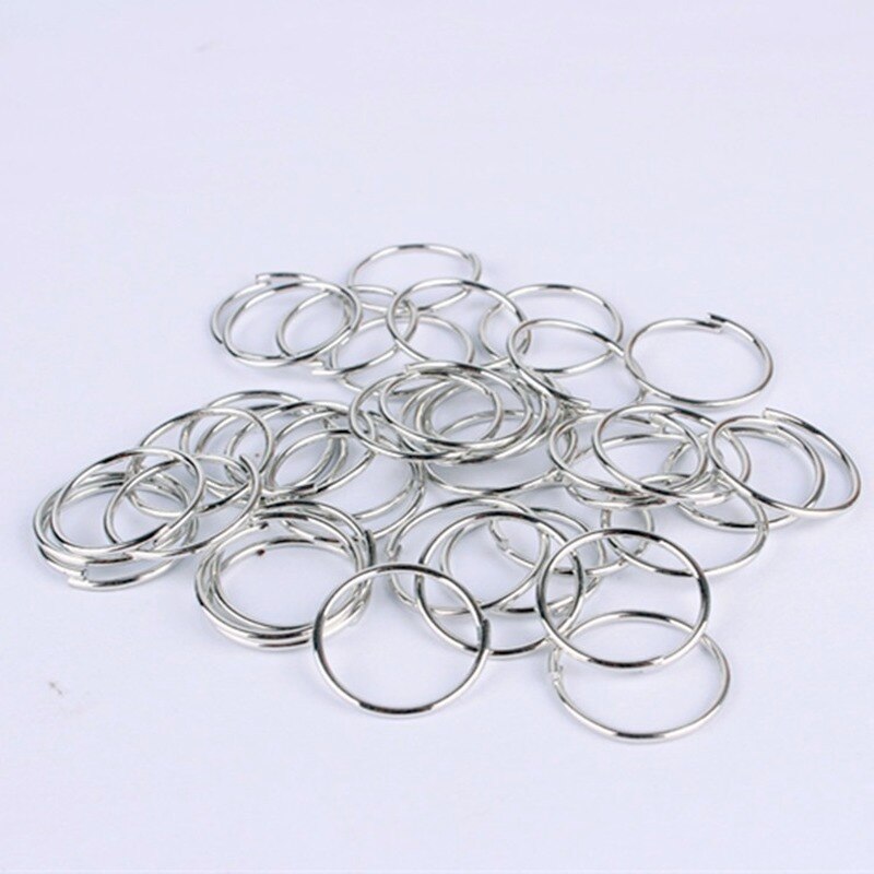 50Pcs Haar Vlecht Dreadlock Kralen Manchetten Ringen Buis Accessoires Opening Hoepel Cirkel 10-12Mm Binnenste Gat Haar gehaakte Vlechten: LQ231-4