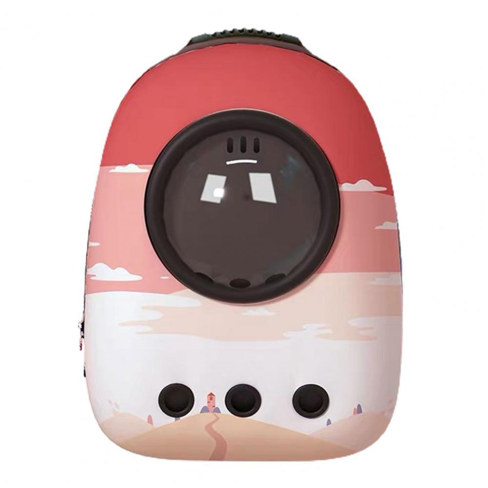 Portable Cat Backpack With Vents Double Zipper Pet Carrier Backpack Oxford Cloth Dogs Carrier Cat Carrier Bag Pet Backpack: 8