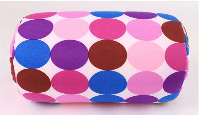 Mylb – oreiller en rouleau de microbilles à impression douce, coussin de voiture, Support de tête, de jambe et de dos, traversin de lit
