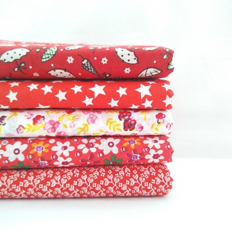 Pure Cotton Plain Hand-made Cloth Group 50 * 50cm Rural Patchwork Style Multi Color Into DIYfabric by the yard