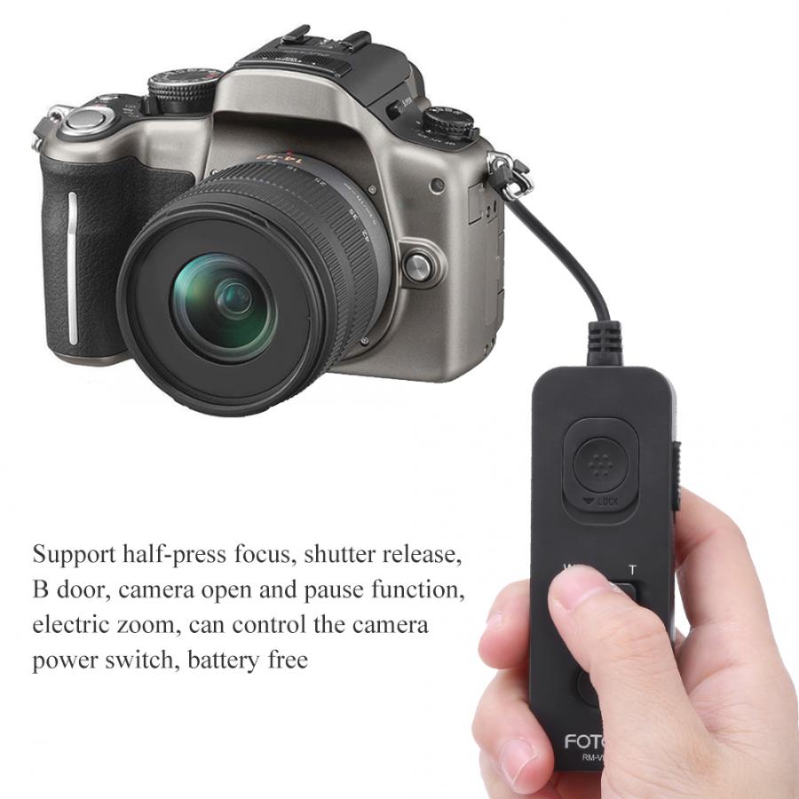 FOTGA RM-VP1 Kamera Fernbedienung Auslöser für Panasonic GH2 GH3 GH4 GH5 Unterstützung Halb DRücken Fokus/B tür/Kamera Öffnen