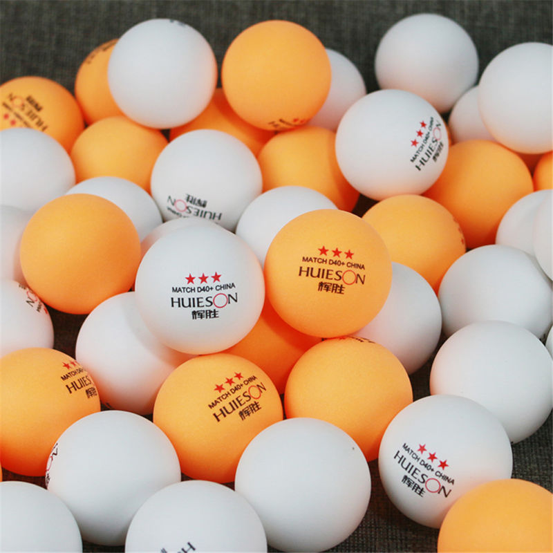 HUIESON 6 uds Amarillo/blanco Pelotas de Ping Pong 3-estrellas, pelotas de tenis de mesa 40mm para olímpica Pro ABS 2 colores
