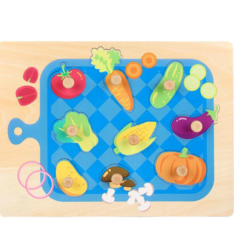 Kids Puzzel Speelgoed Cartoon Afdrukken Houten Puzzels Puzzel Baby Educatief Speelgoed Voor Kinderen: 769238