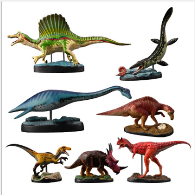 Big Size Wilde Leven Dinosaurus Speelgoed Set Plastic Play Speelgoed Dinosaurus Model Action Figures Kids Jongen Thuis decoratie: Khaki