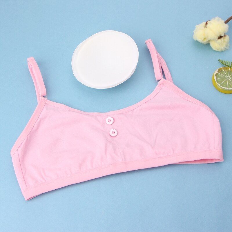Ropa interior de algodón suave y sólido para chicas jóvenes, ropa interior transpirable para chico y adolescentes